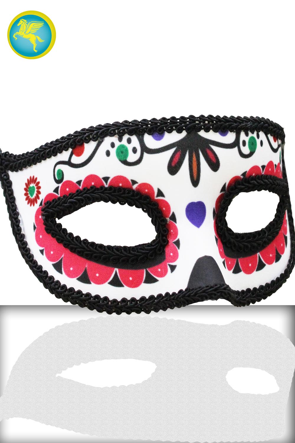 MASCHERA SCHELETRO MESSICANO 